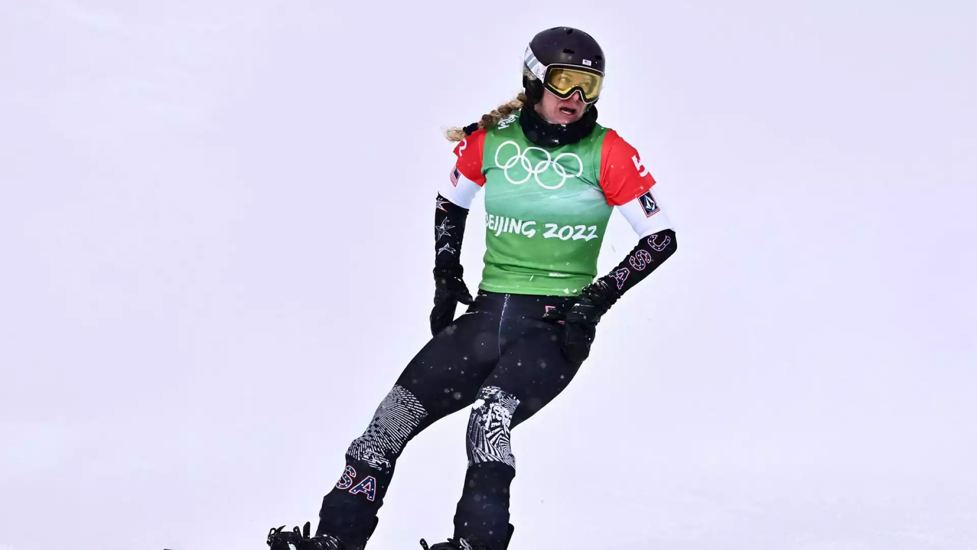 La snowboarder statunitense ha partecipato a cinque edizioni dei Giochi olimpici nello snowboard cross