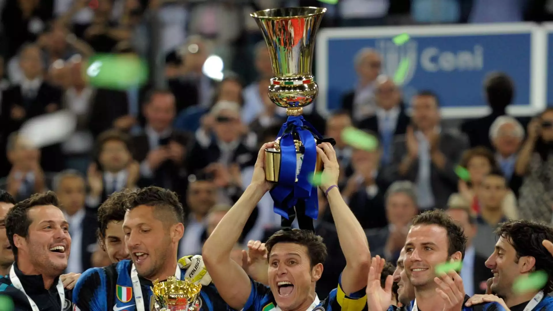 Javier ha alzato la Coppa Italia al cielo per ben quattro volte