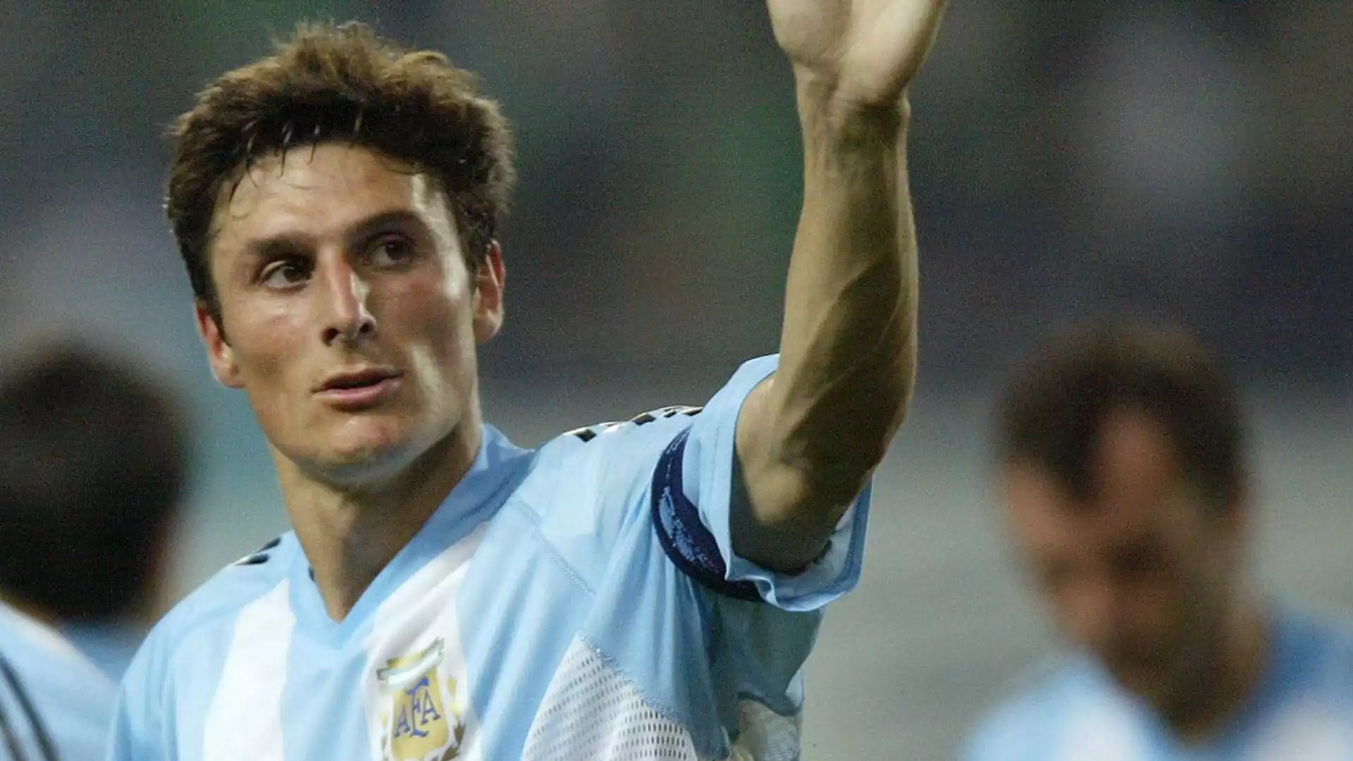 Zanetti è stato anche un punto di riferimento per la nazionale argentina, collezionando 145 presenze, dietro solo a Messi e Mascherano