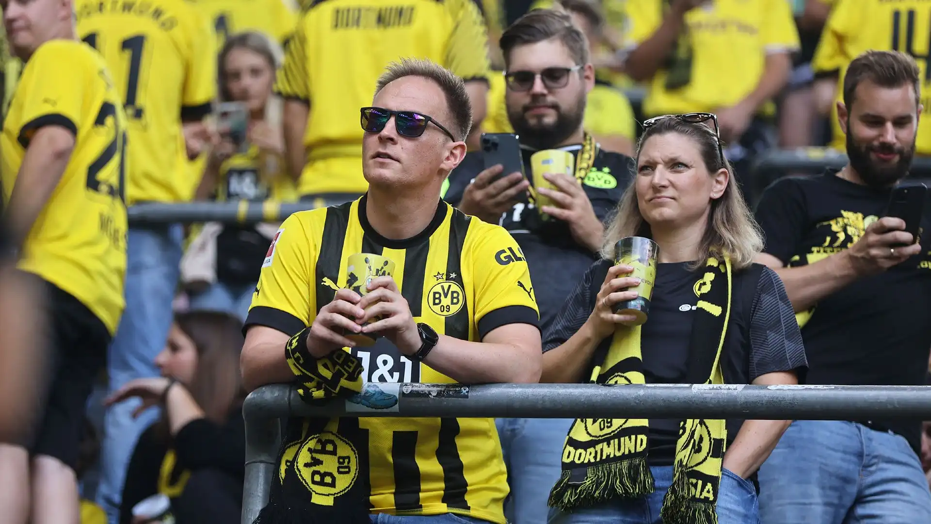I tifosi del Dortmund non potevano credere ai loro occhi