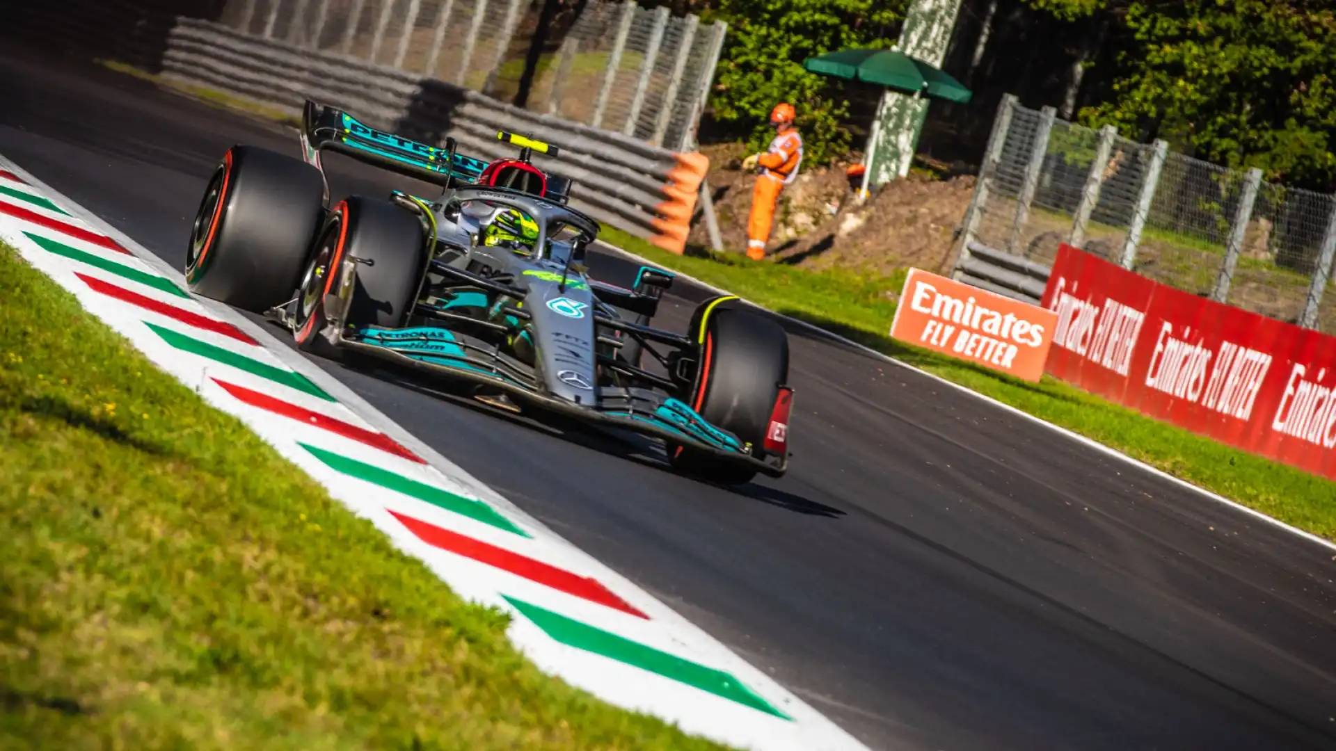 Lewis Hamilton-Mercedes. Foto di Cristian Lovati