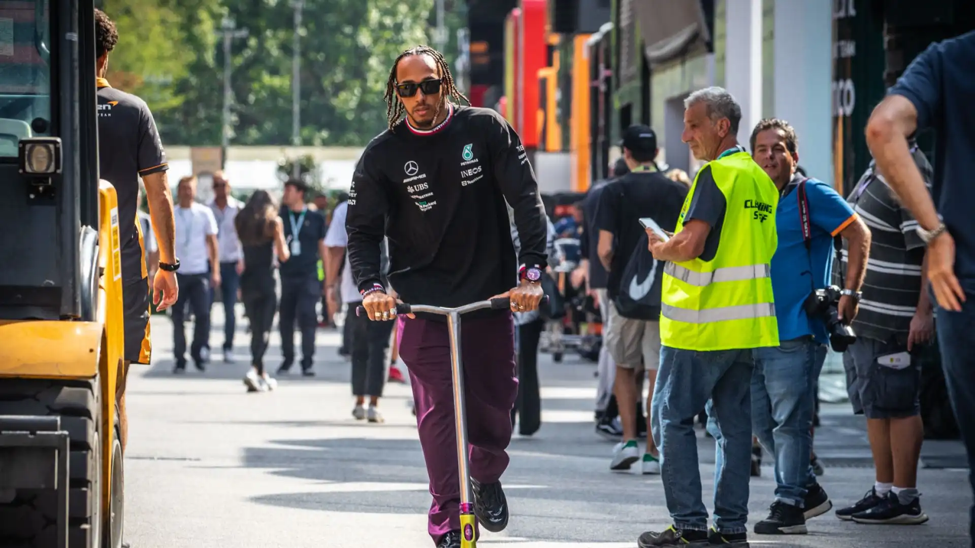 Anche Lewis Hamilton sarà tra i protagonisti del Gran Premio d'Italia. Foto di Cristian Lovati