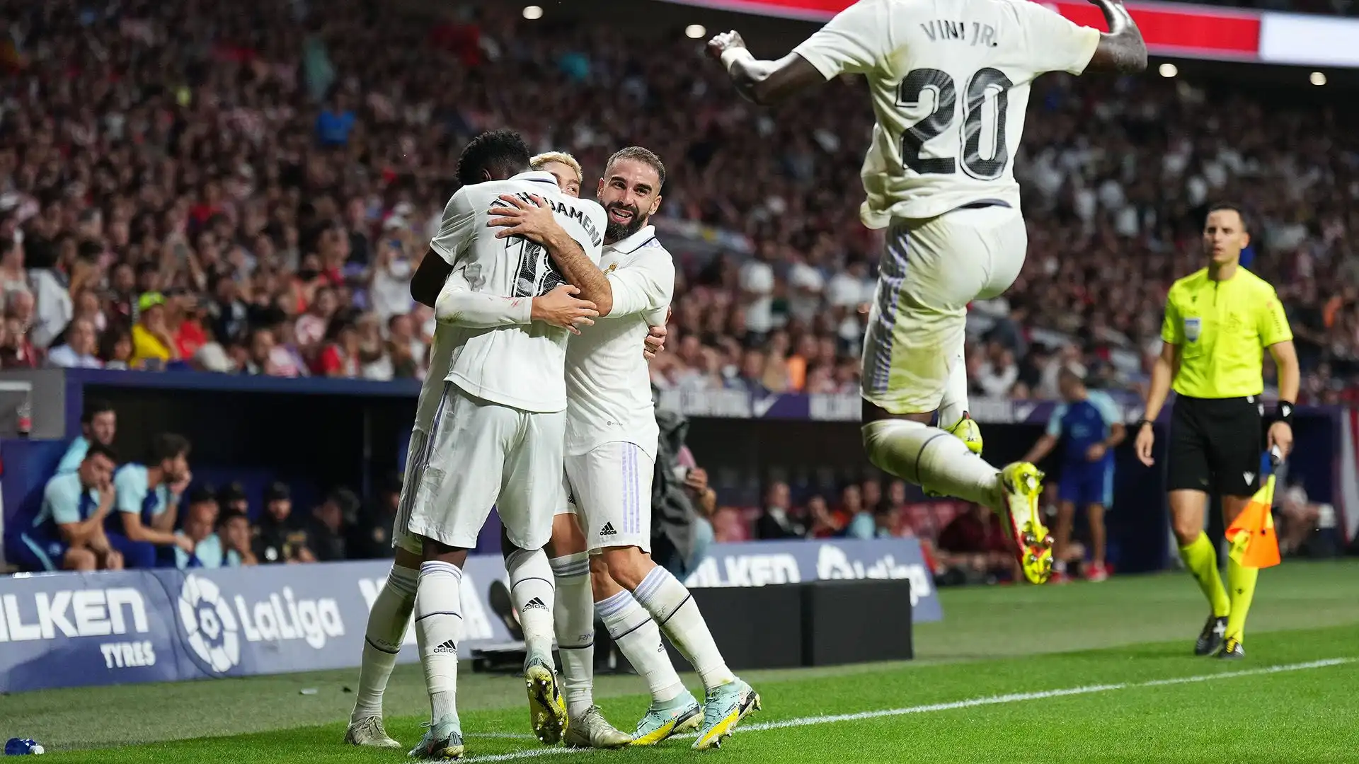 il Real Madrid vince il derby della capitale resistendo ai Colchoneros nella ripresa