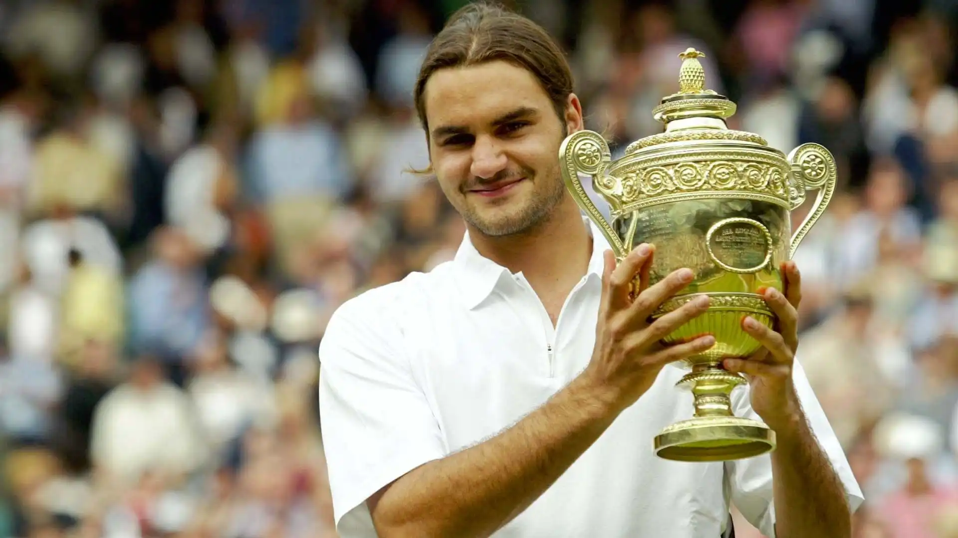Nel 2003 Roger Federer vince il suo primo Slam, a Wimbledon