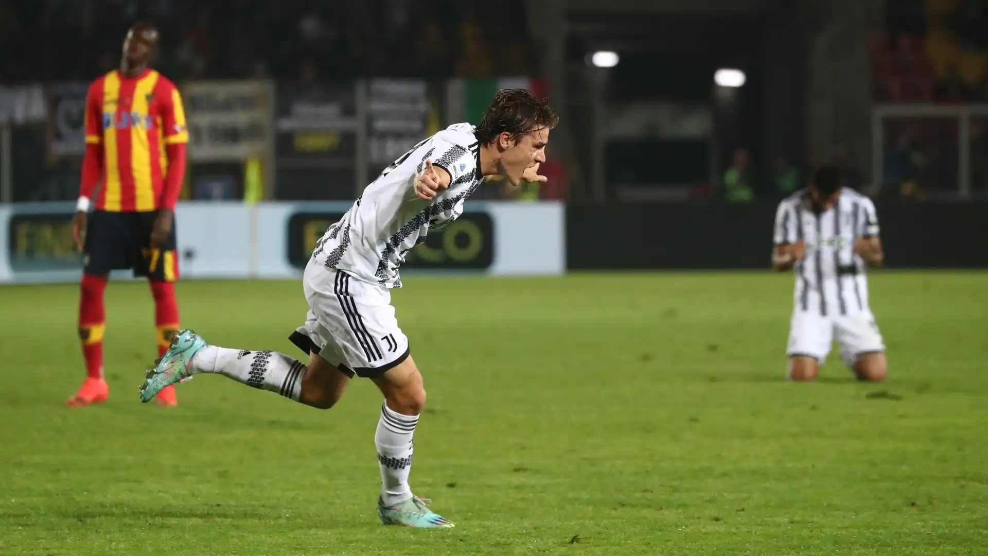 Fagioli, entrato in campo al posto di McKennie nel secondo tempo di Lecce-Juventus, è andato a segno al 73' su assist del neo entrato Iling