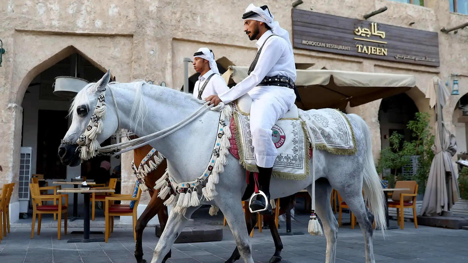 Una foto curiosa in Qatar