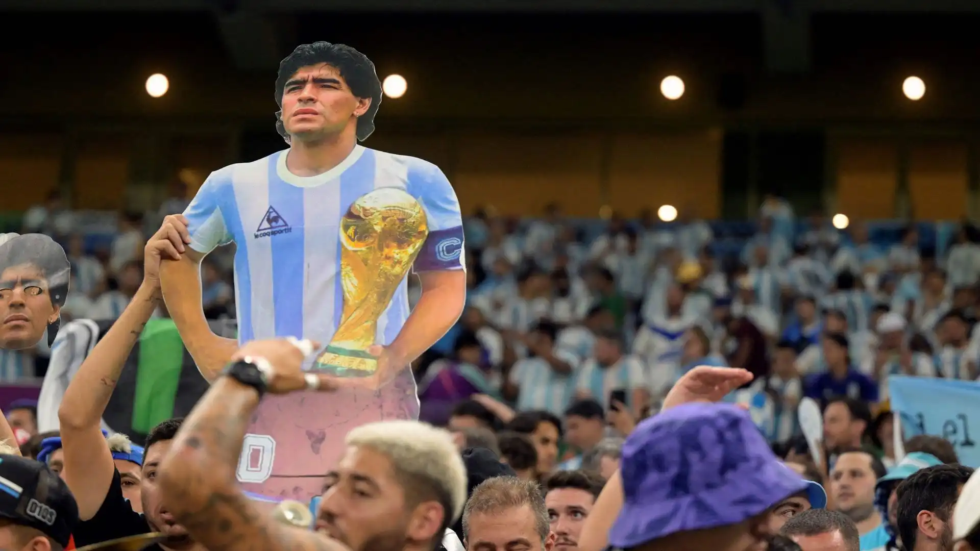 Quattro i Mondiali a cui ha partecipato Maradona da giocatore