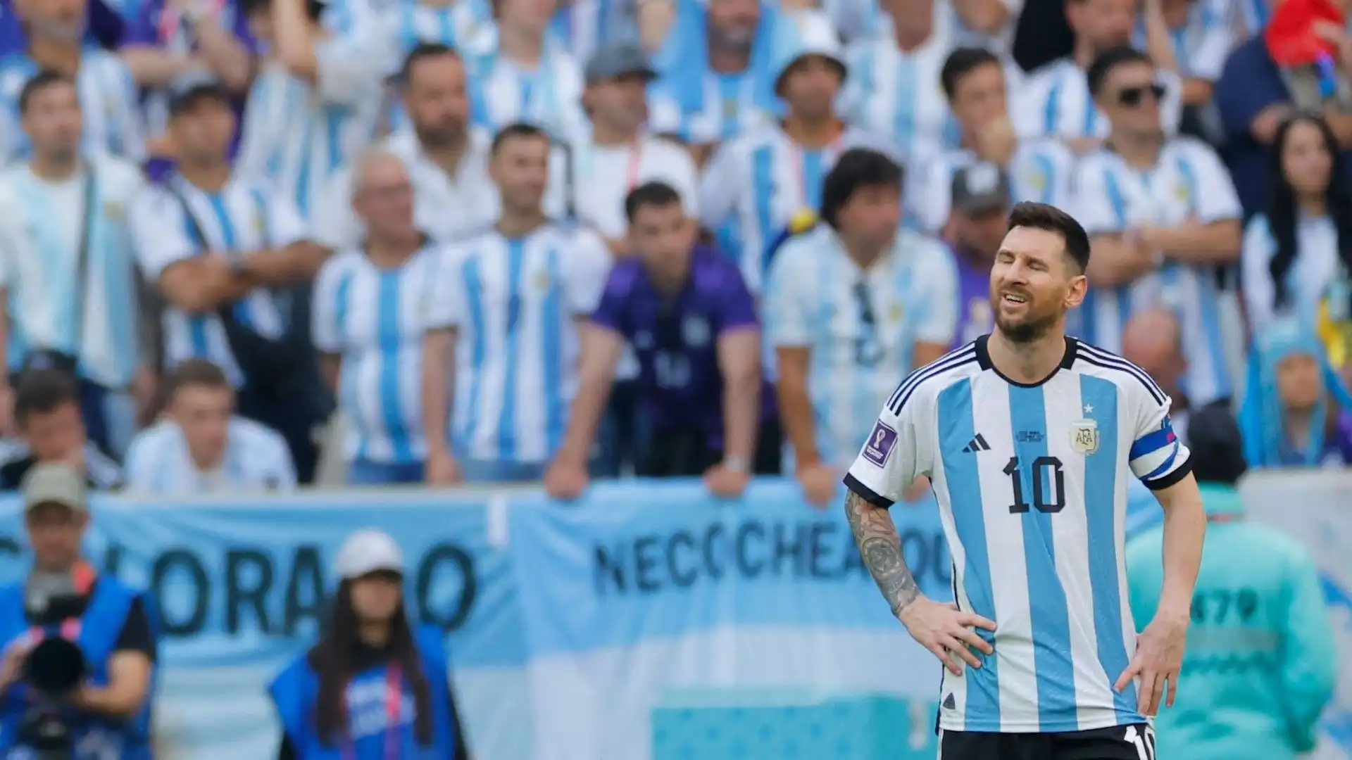 Grandissima delusione per Messi e l'Argentina