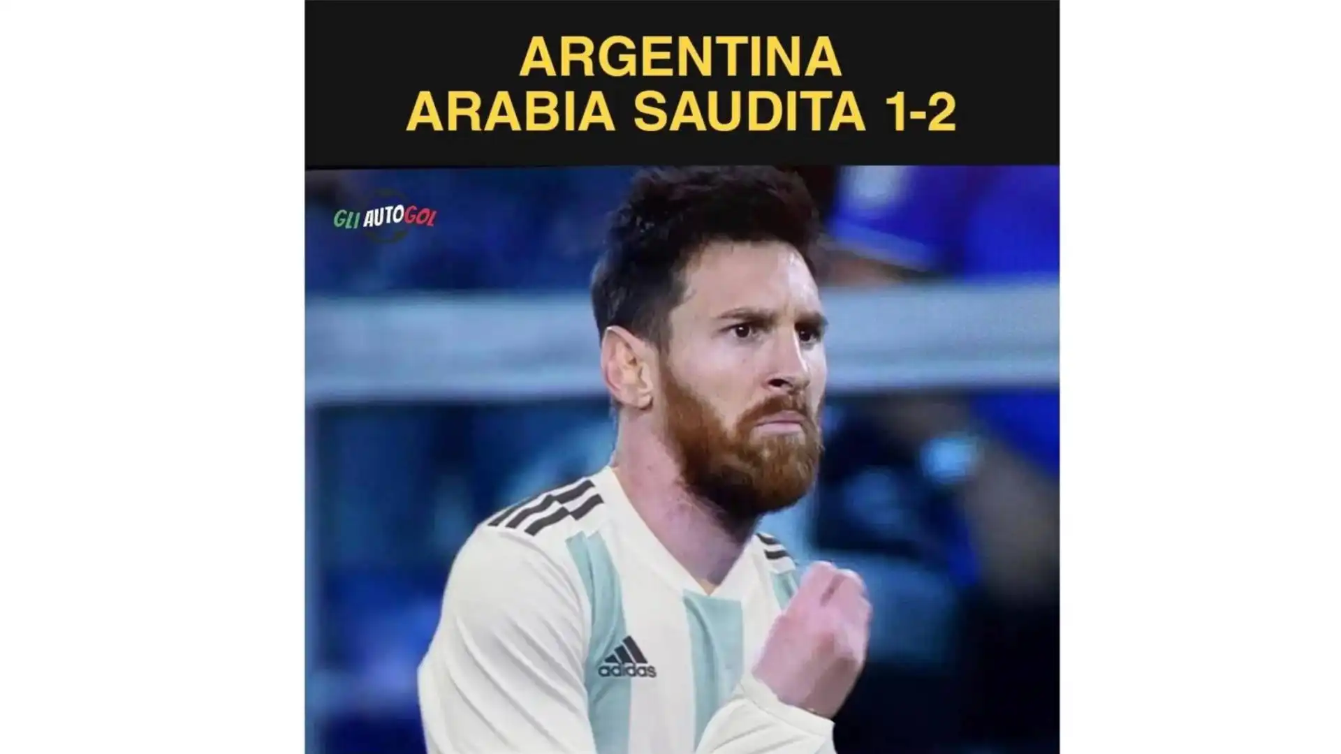 Clamoroso tonfo dell'Argentina all'esordio ai Mondiali