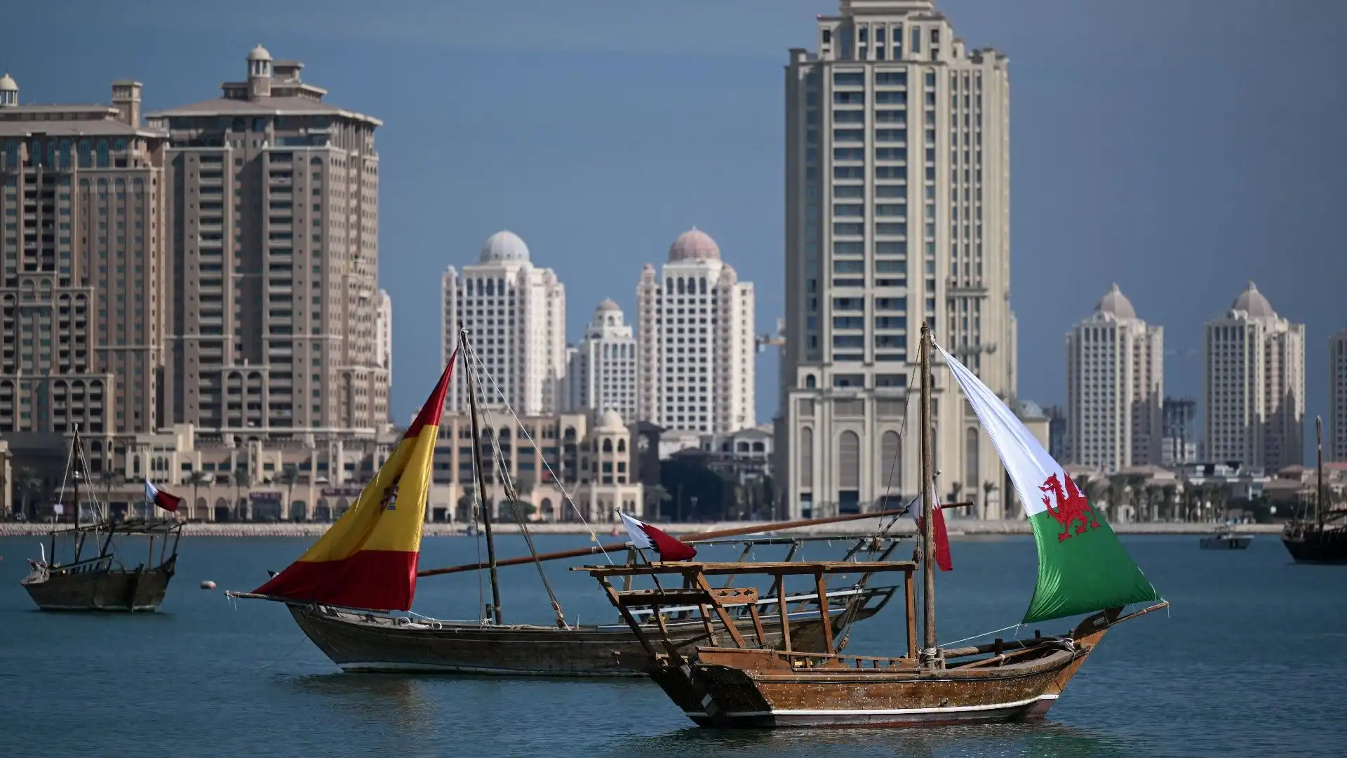 Nazionali sull'acqua: le foto dello spettacolo a Doha