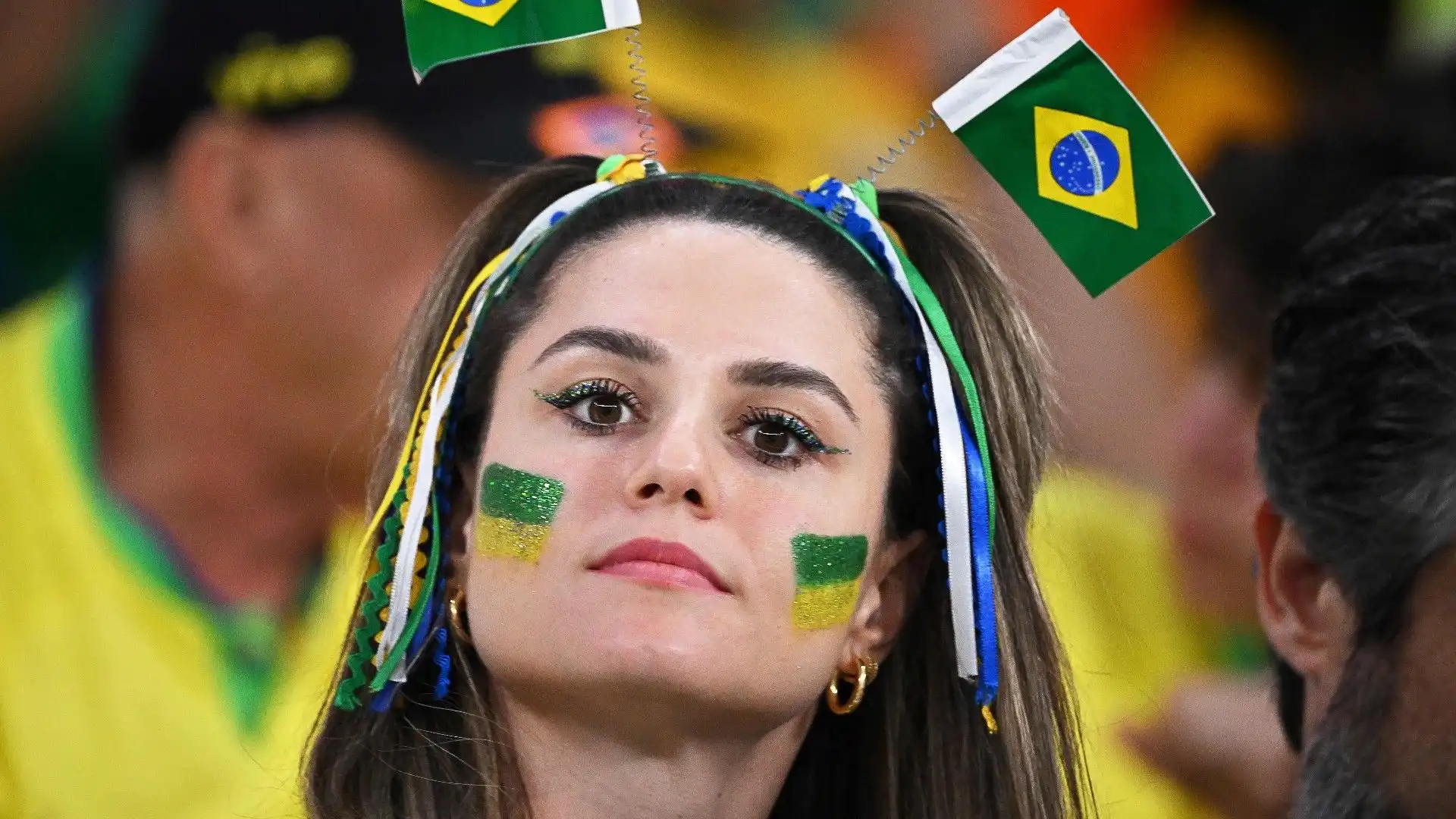 Una fan del Brasile