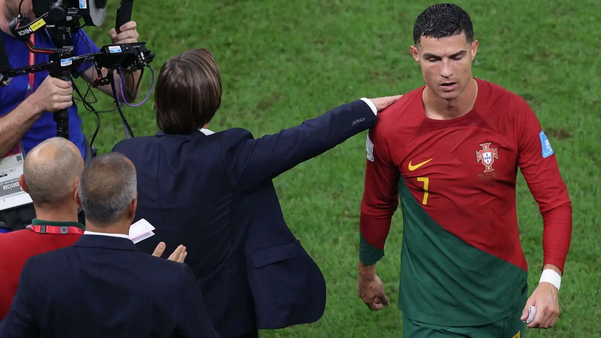 Ronaldo punta dritto agli spogliatoi