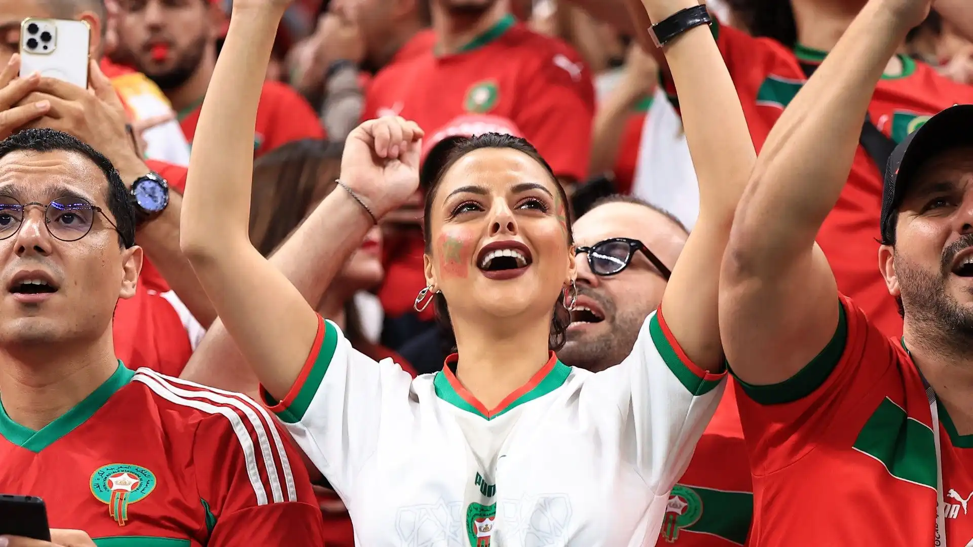 Francia-Marocco: grande festa tra i tifosi. Le immagini più belle