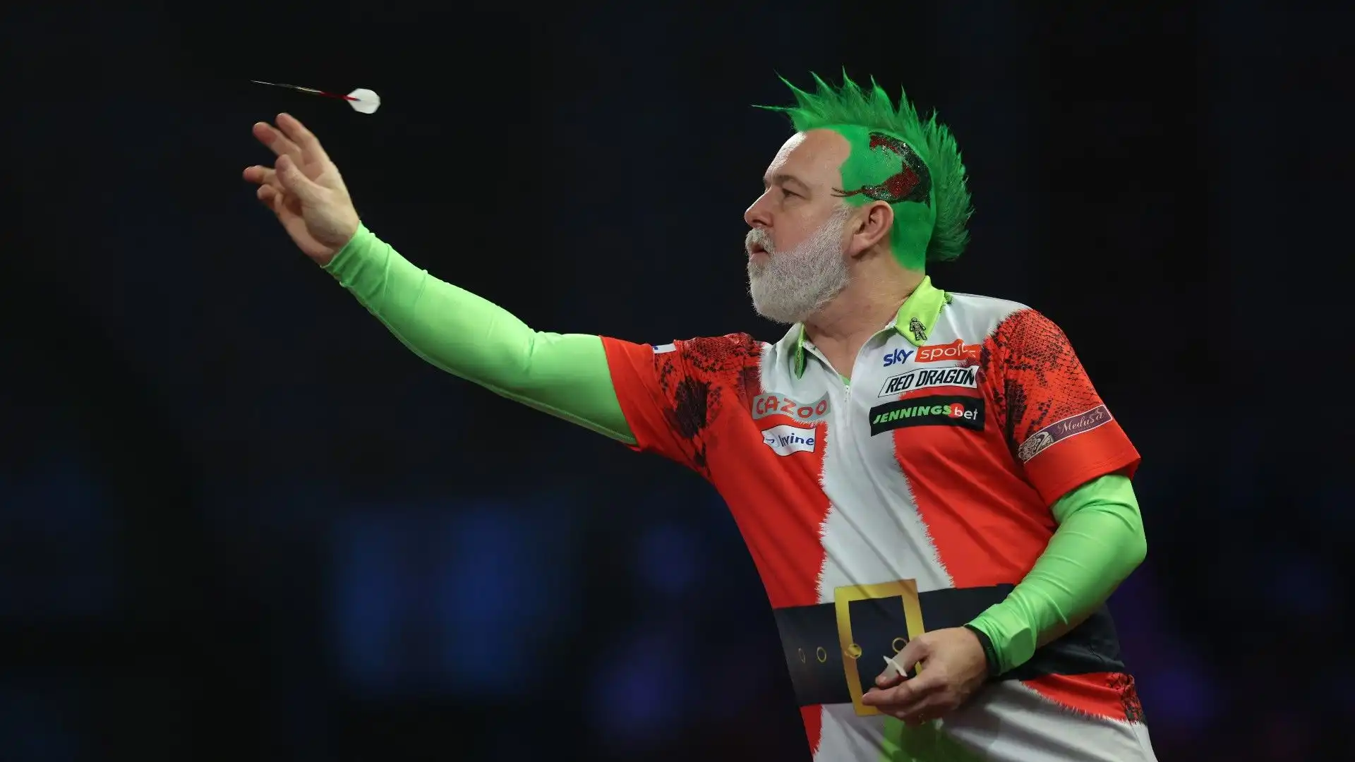 Il giocatore di freccette si è presentato così alla Cazoo World Darts Championship