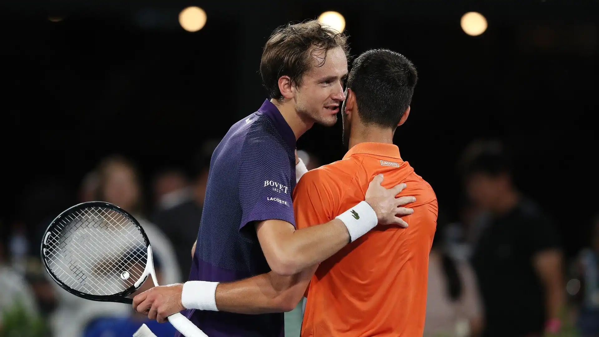Novak Djokovic vince contro Daniil Medvedev: le più belle foto del match