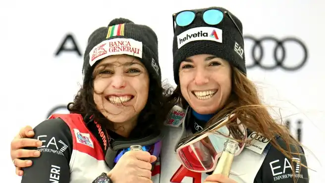 Marta Bassino e Federica Brignone in partenza per gli allenamenti in Argentina
