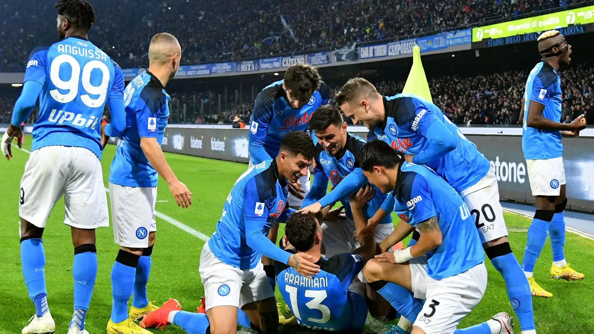 Una serata meravigliosa per il Napoli e per i suoi tifosi