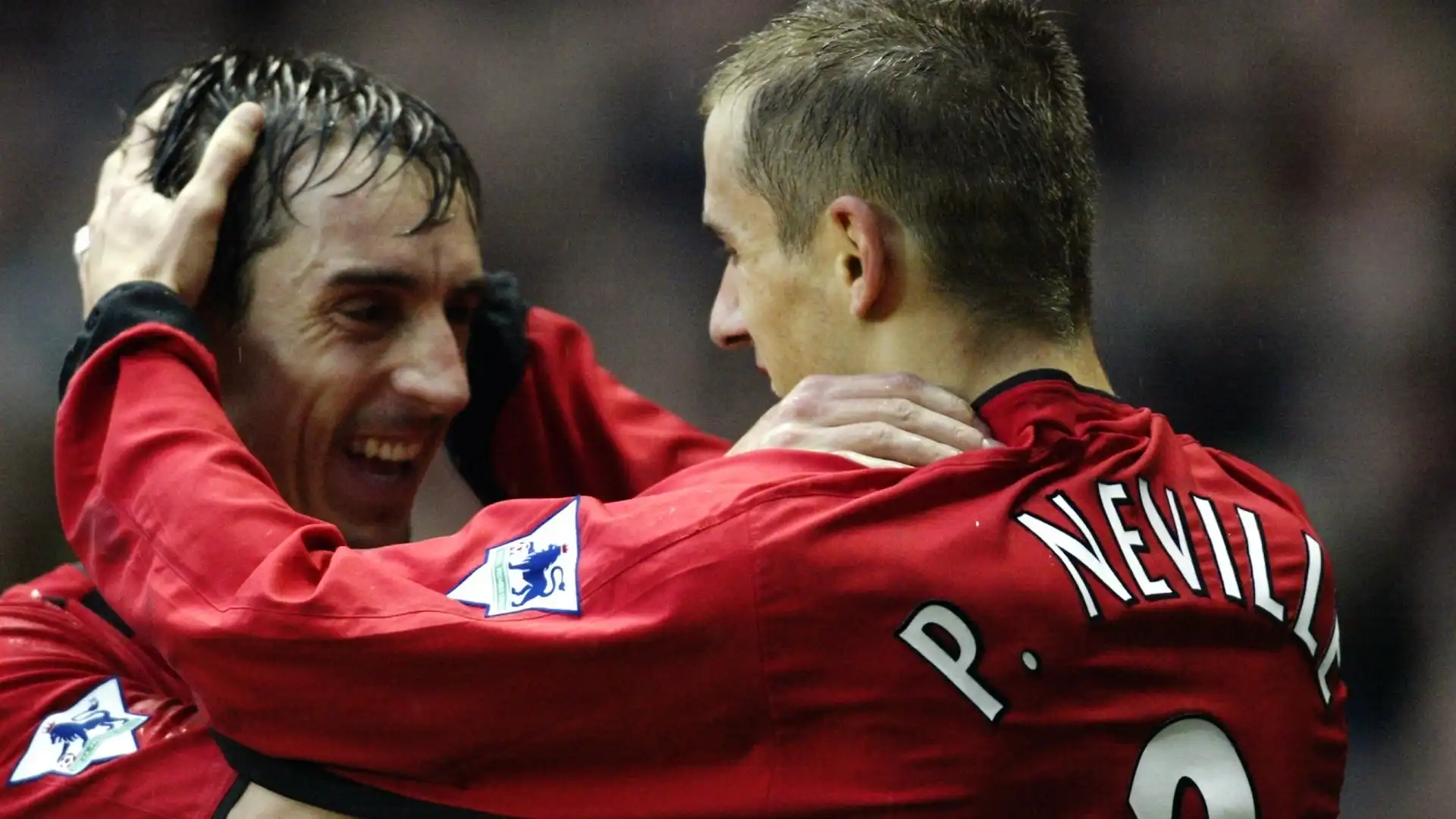 Gary Neville (Manchester United) e Phil Neville (Manchester United, Everton)
