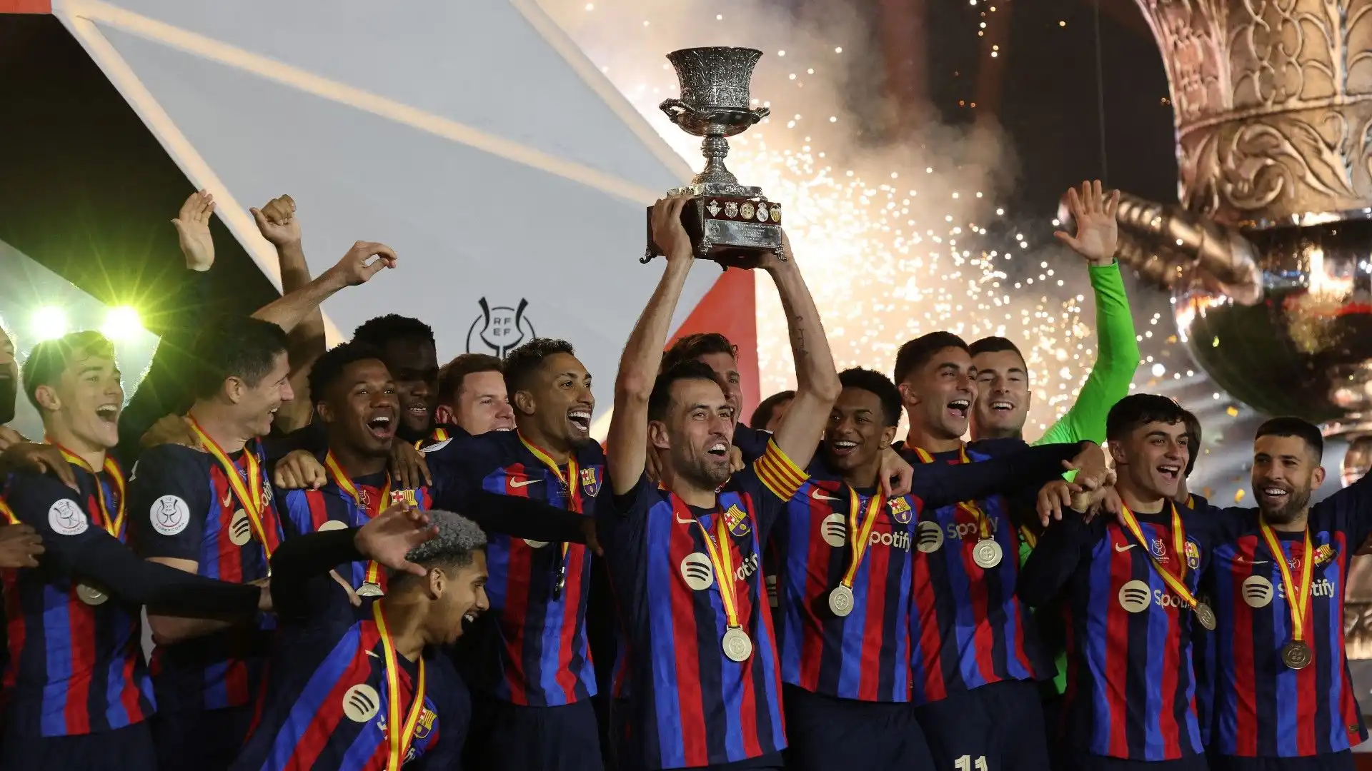 Barcellona campione: le immagini della grande festa