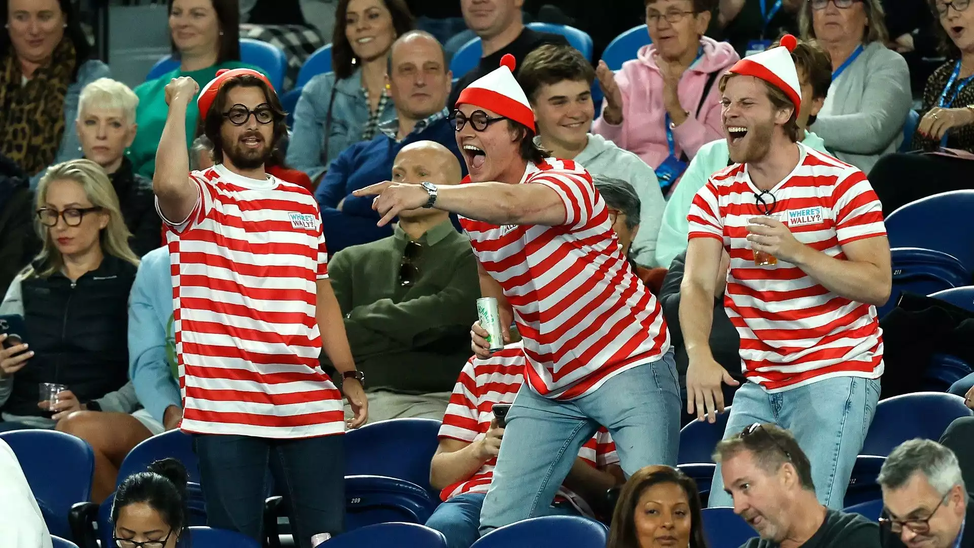I ragazzi si sono vestiti da Waldo