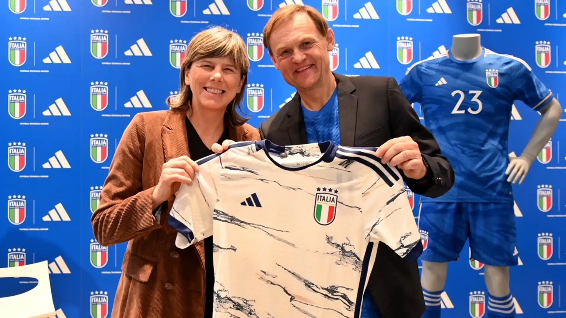 Milena Bertolini e Bjorn Gulden, CEO di Adidas