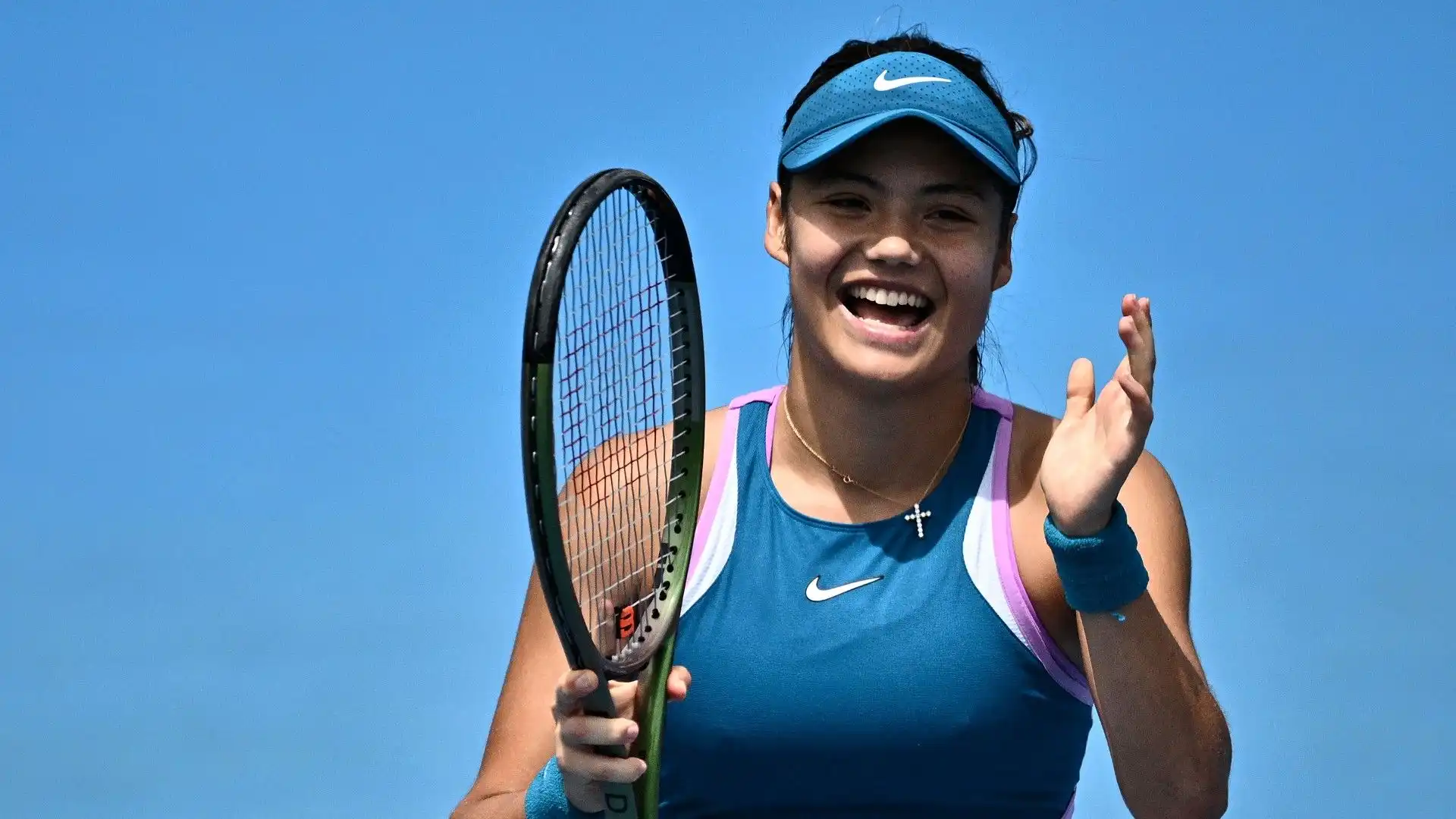 Il sorriso della tennista