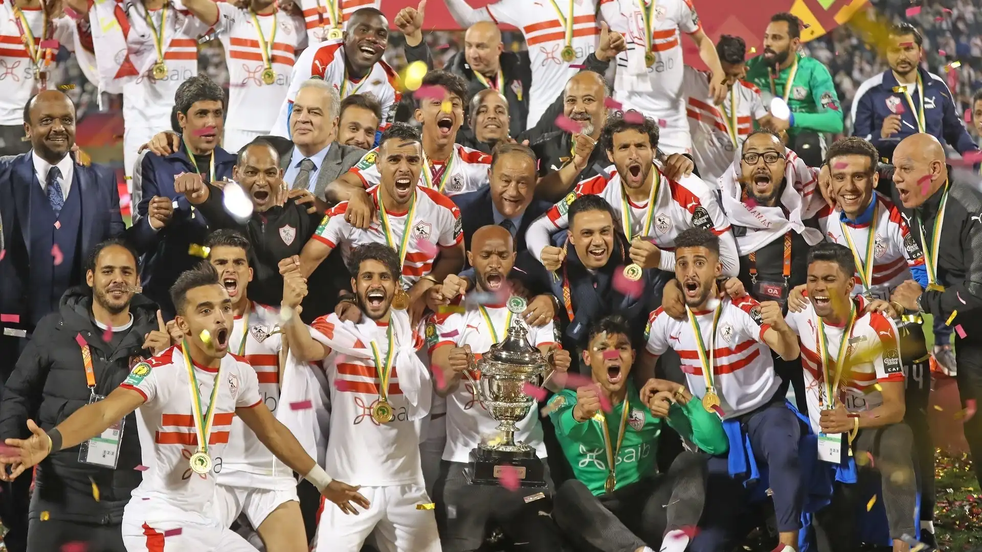 9) Zamalek (Egitto): 14 trofei (5 Champions League africane, 1 Coppa CAF, 1 Coppa delle Coppe d'Africa, 4 Supercoppe CAF, 2 Coppe dei campioni afro-asiatiche)