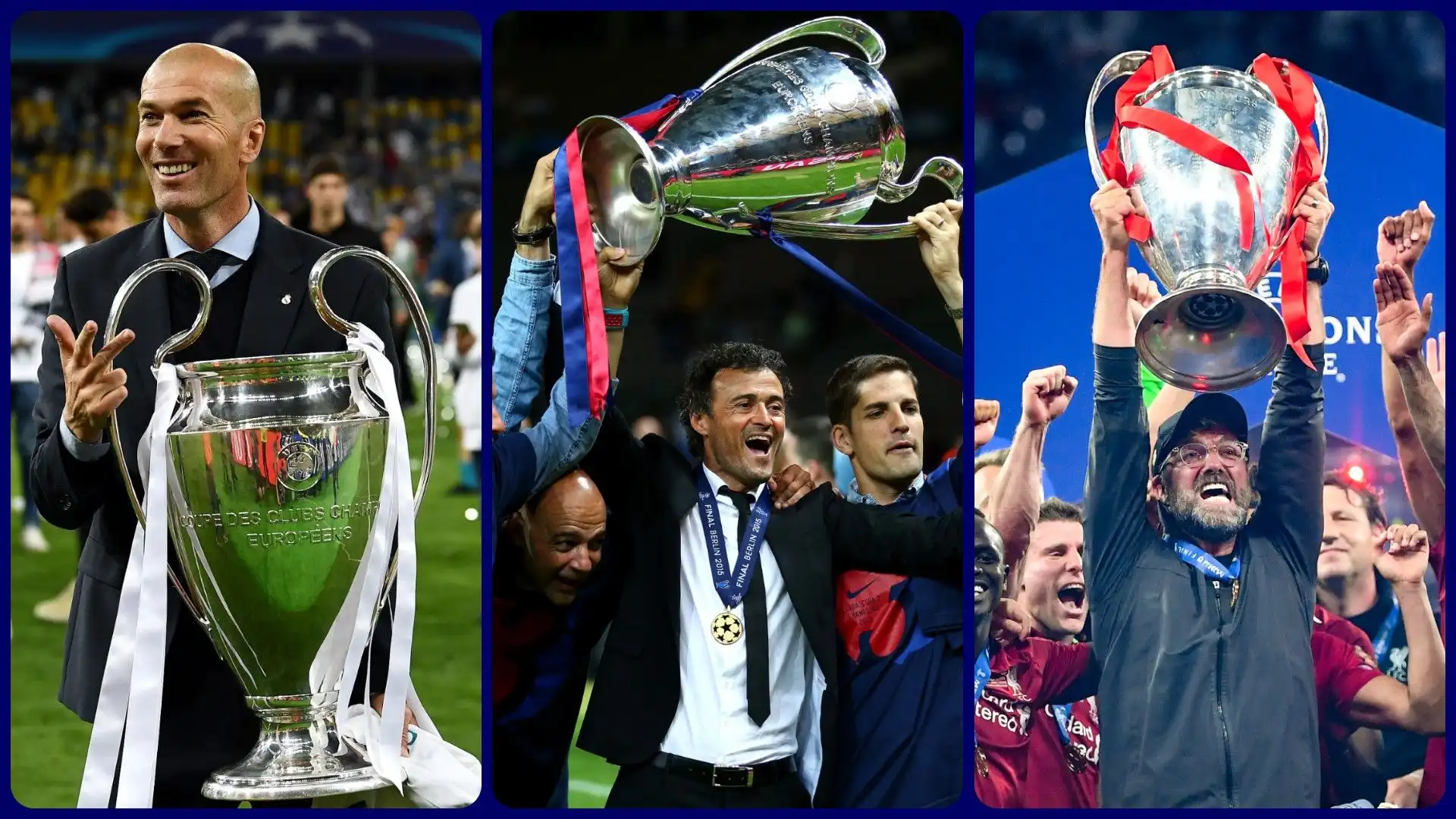 Chi sono gli ultimi 10 allenatori ad aver vinto la Champions League? Le foto. Fonte: UEFA