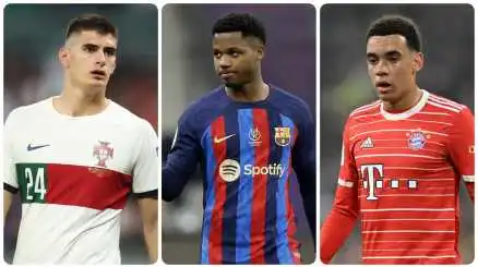 UEFA: la Top 11 dei giovani calciatori del 2022. Le foto