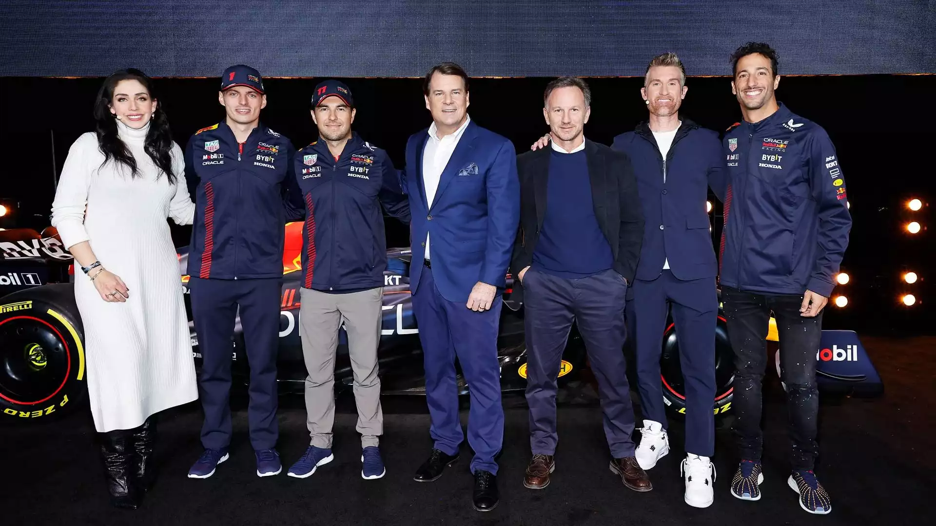 Max Verstappen, Sergio Pérez, Christian Horner, Daniel Ricciardo e non solo