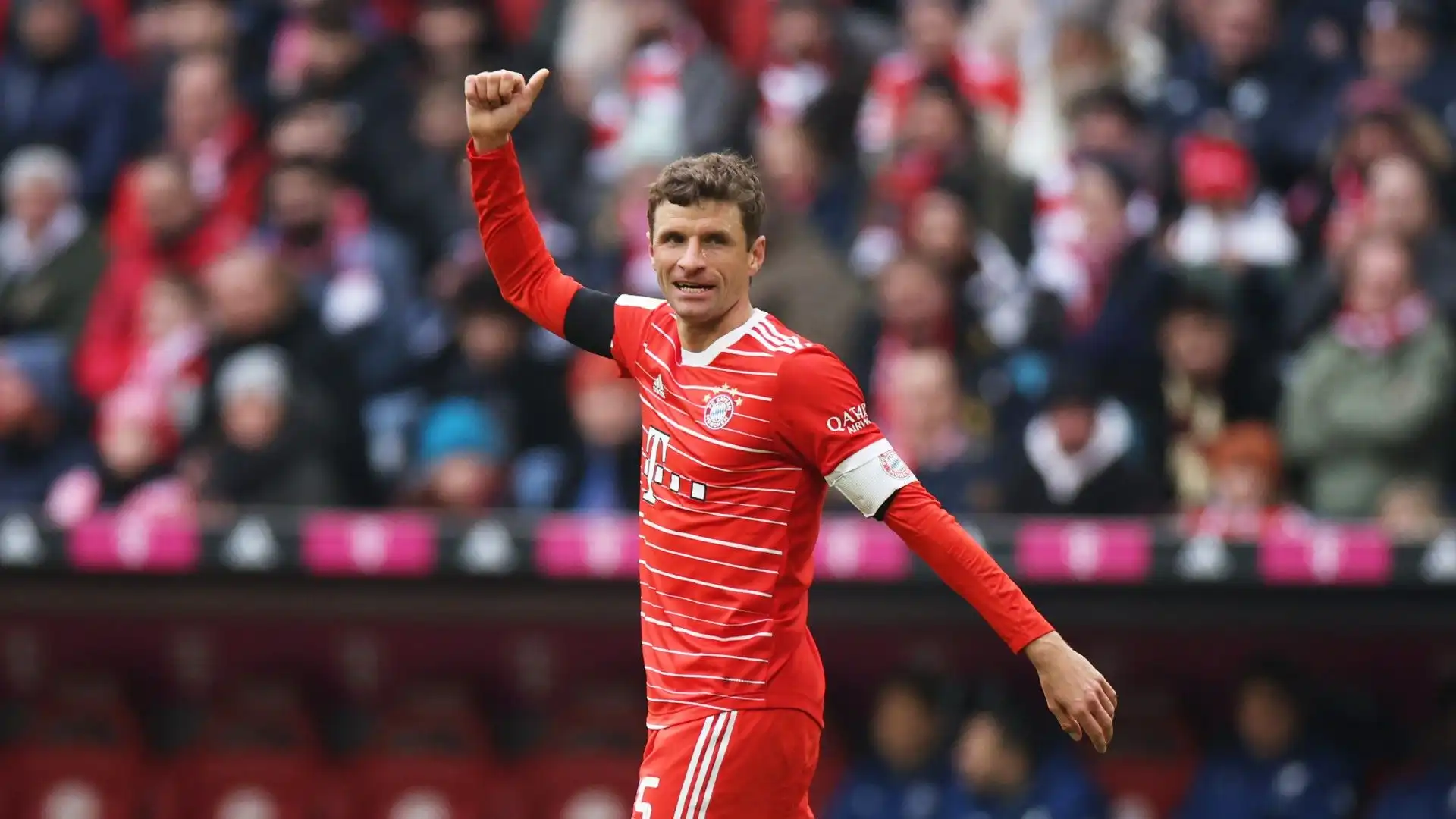Thomas Muller ha segnato il primo gol della partita al minuto 41