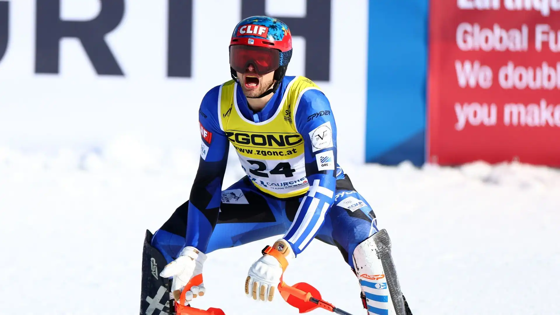 AJ Ginnis è arrivato clamorosamente secondo nello slalom di domenica