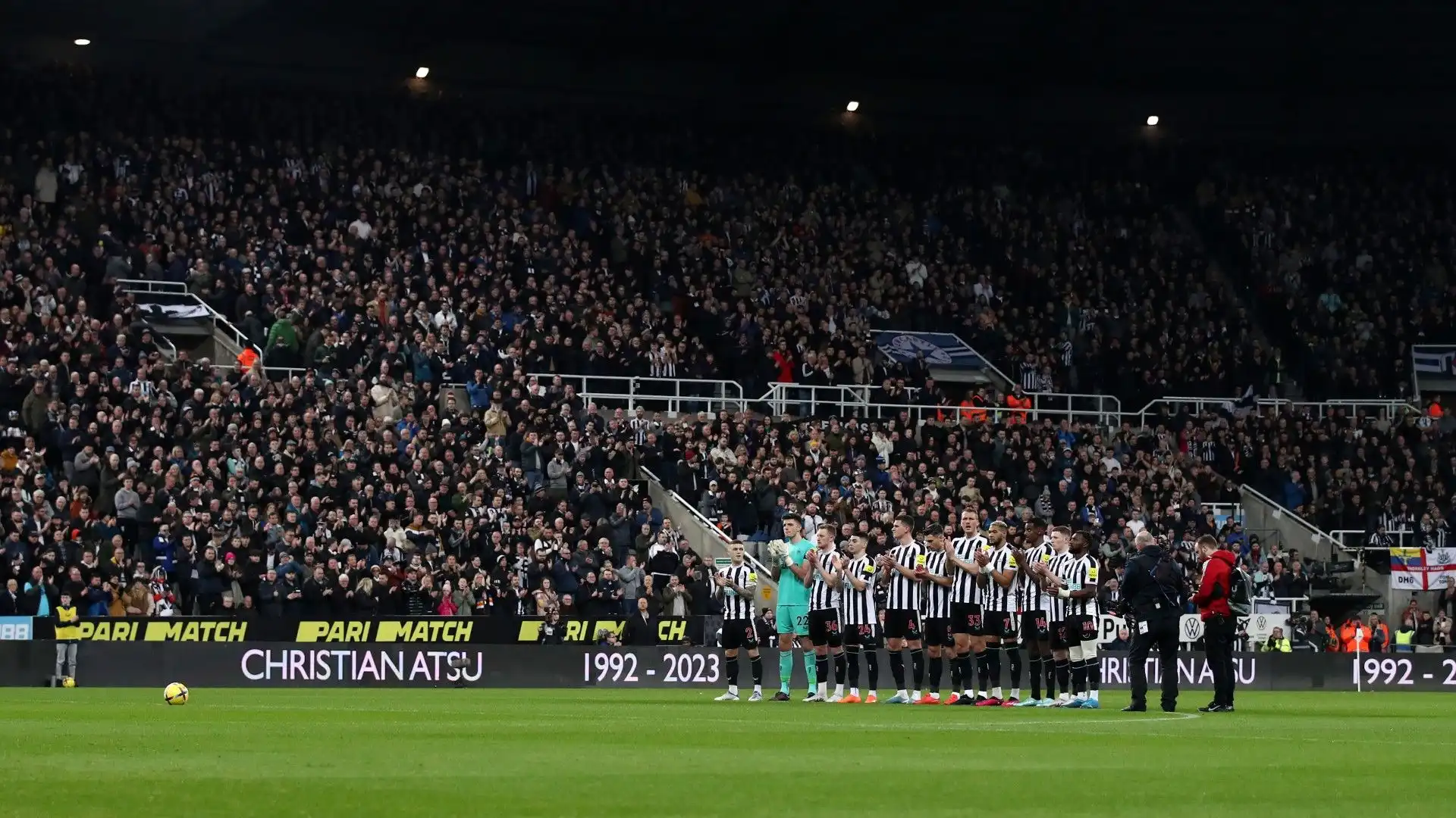 Un'altra immagine dallo stadio del Newcastle