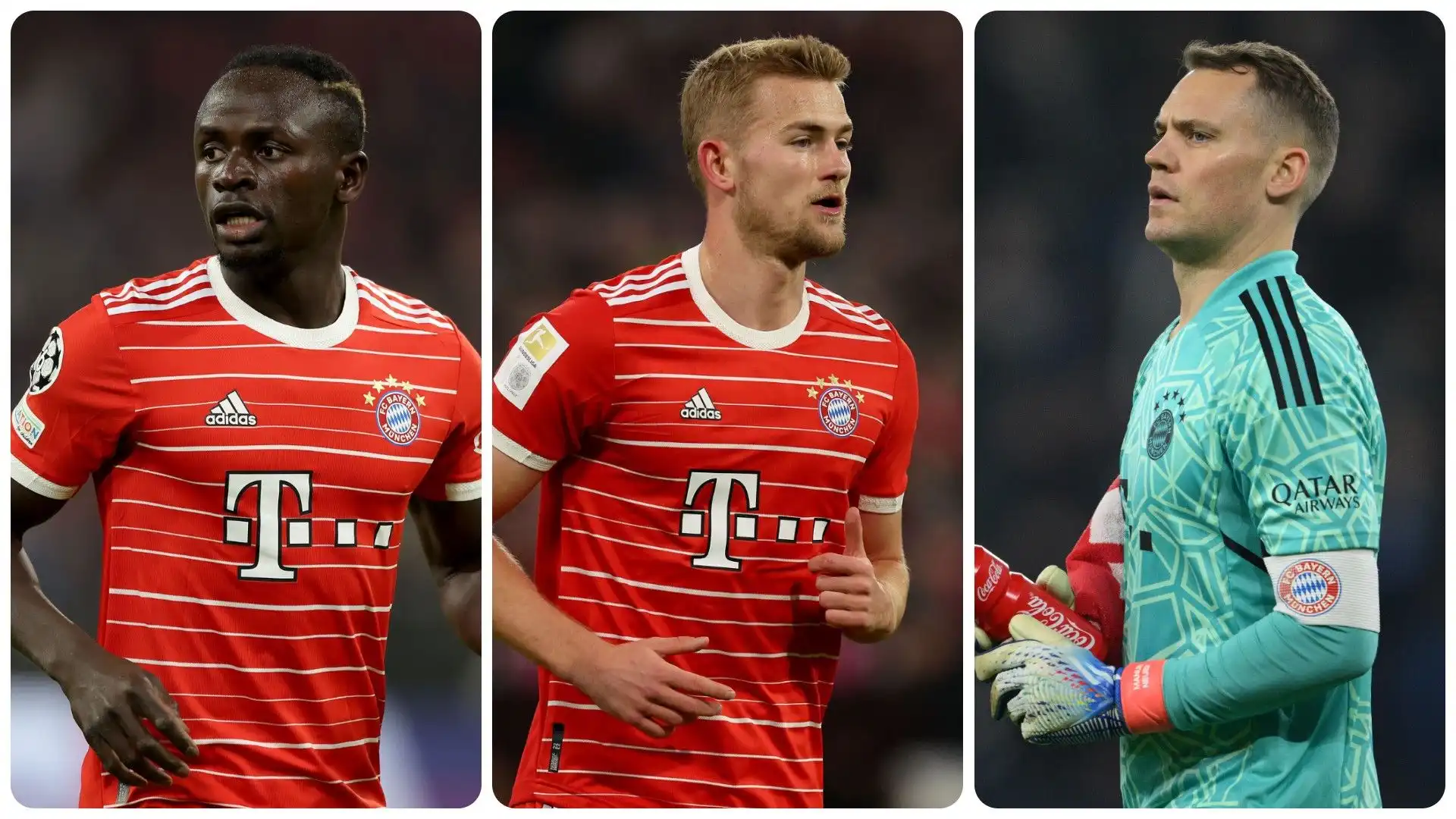 I 10 calciatori del Bayern Monaco con lo stipendio più alto. Fonte: Capology