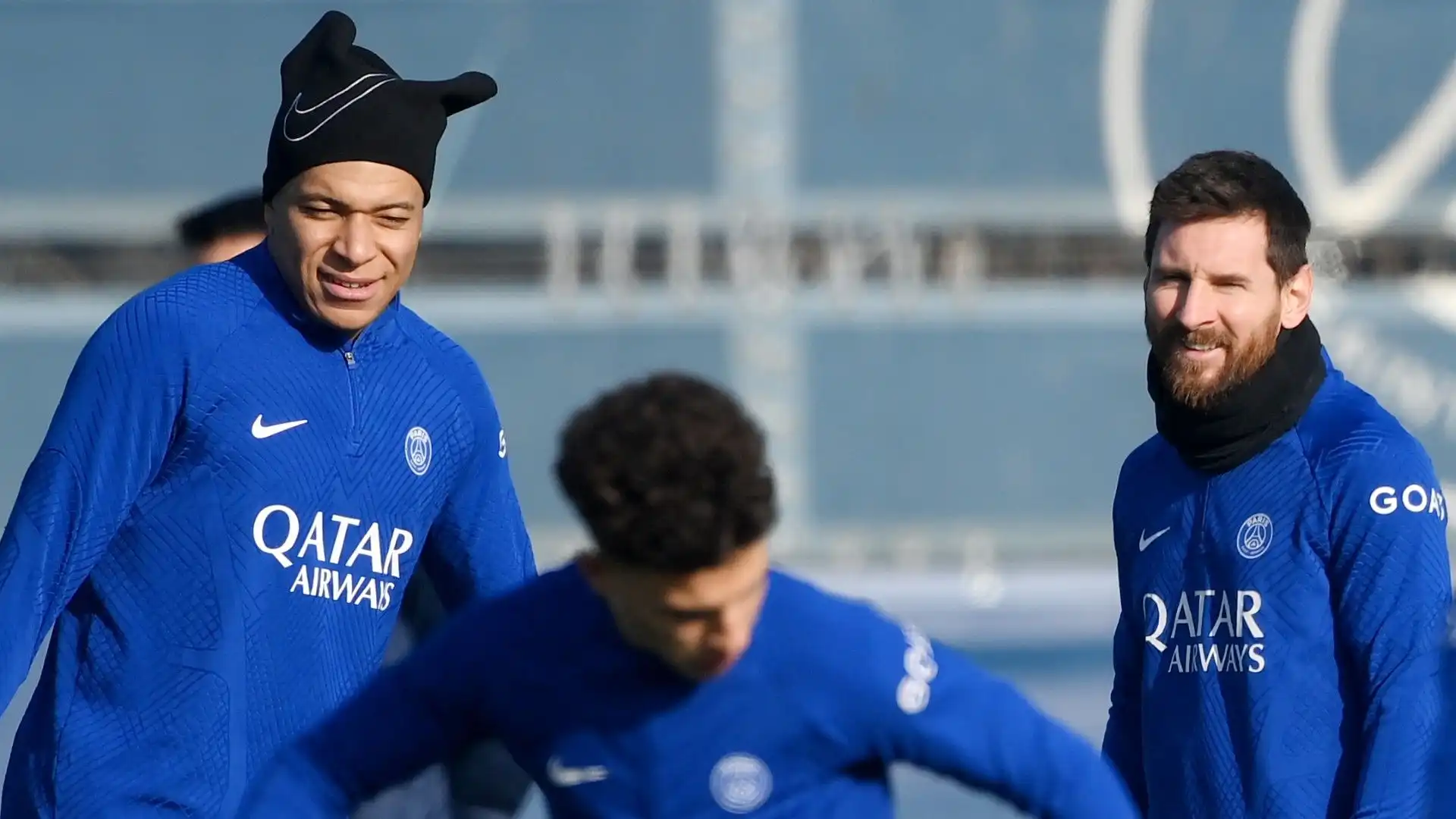 PSG: le foto dell'allenamento di Lionel Messi e compagni