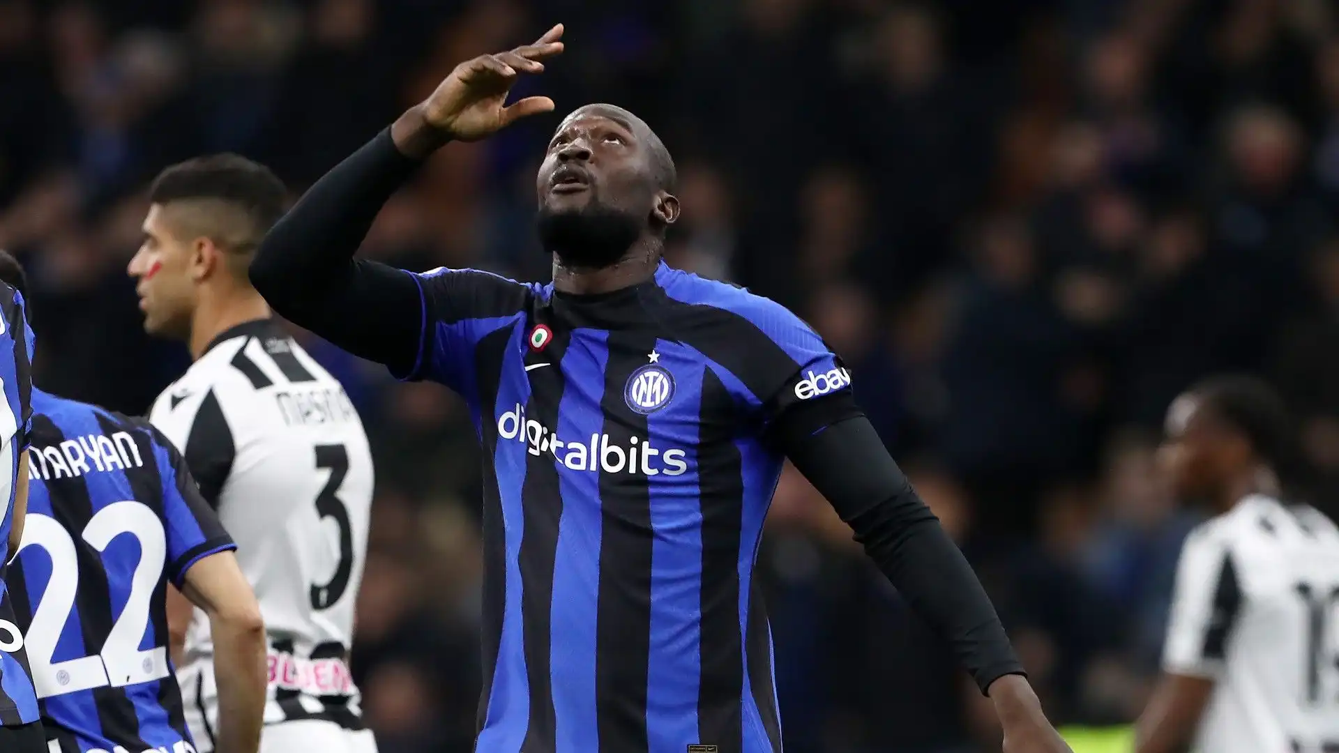 Lukaku sabato sera ha segnato un gol contro l'Udinese