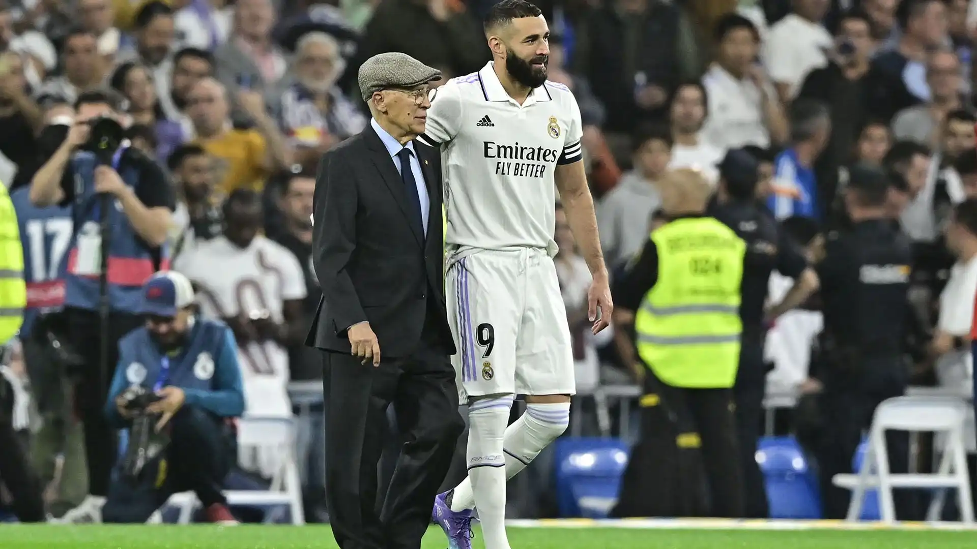 Qui Amancio con Benzema