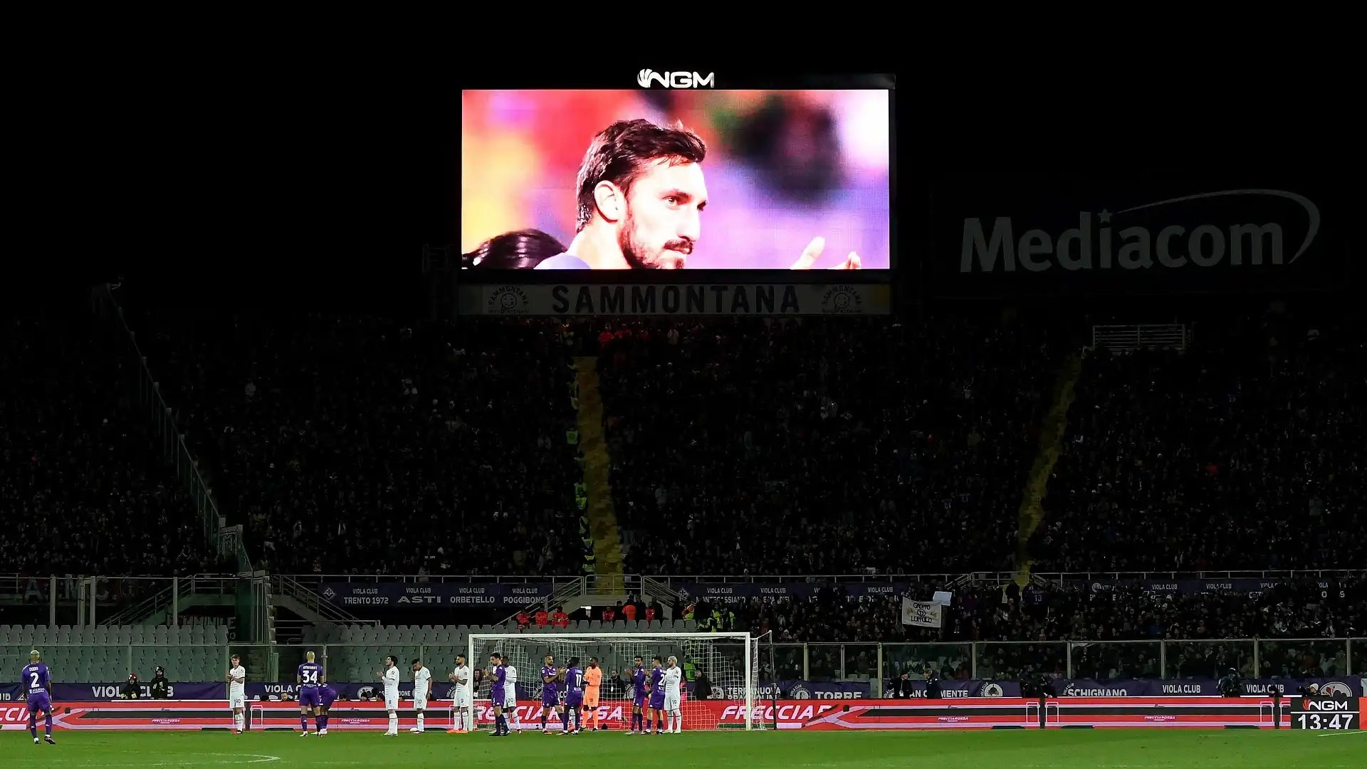 Davide Astori è stato ricordato in Fiorentina-Milan a cinque anni dalla sua scomparsa