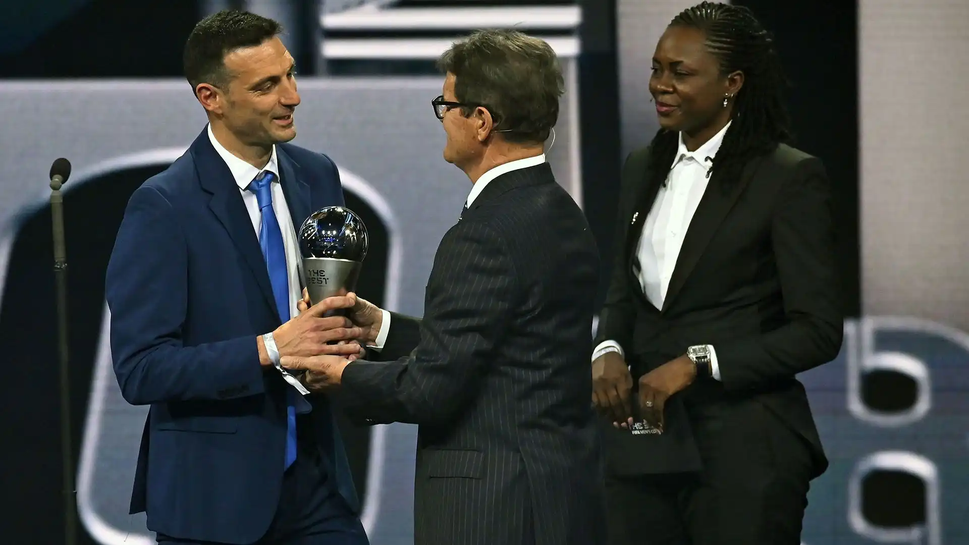 Lionel Scaloni ha vinto il Best Fifa Men's Coach" come miglior allenatore dell'anno