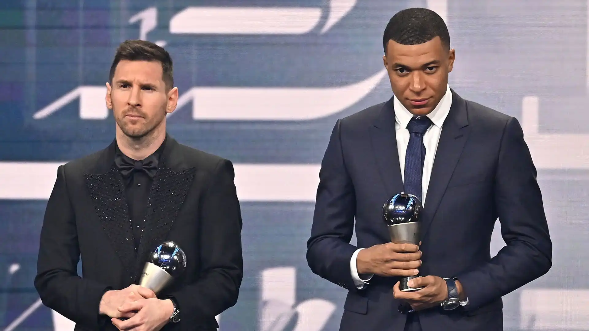 Lionel Messi e Kylian Mbappé