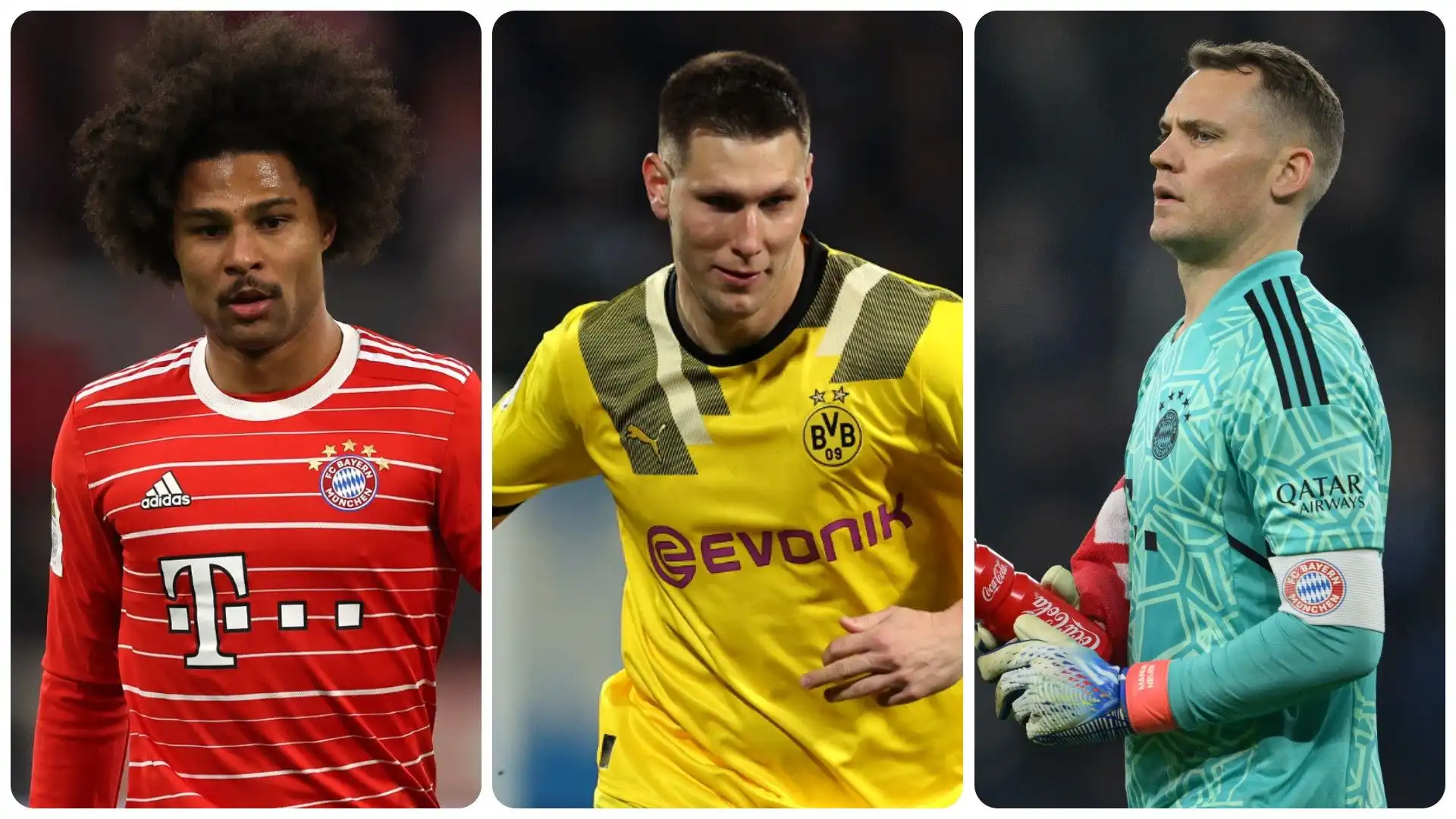 Bundesliga: i 10 calciatori con lo stipendio più alto. Fonte: Capology