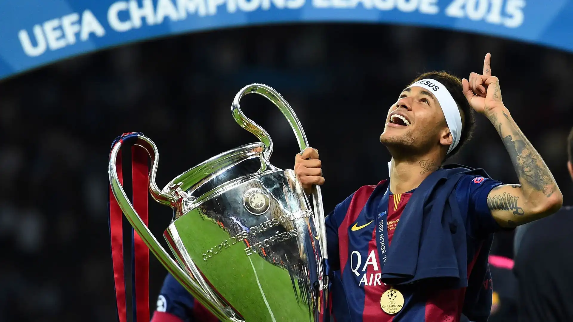 C: Neymar ha vinto 1 Champions League (con il Barcellona, stagione 2014-2015)
