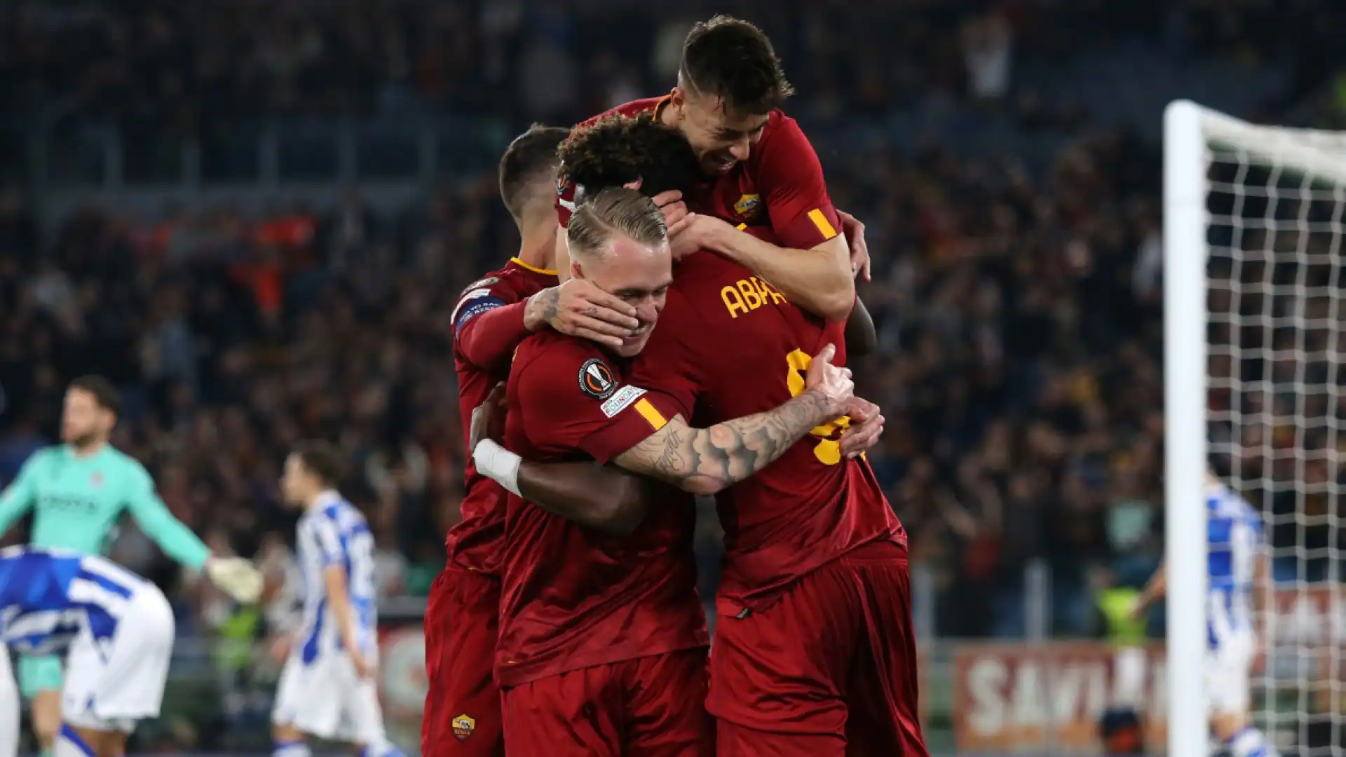 Europa League, la Roma sorride: 2-0 alla Real Sociedad