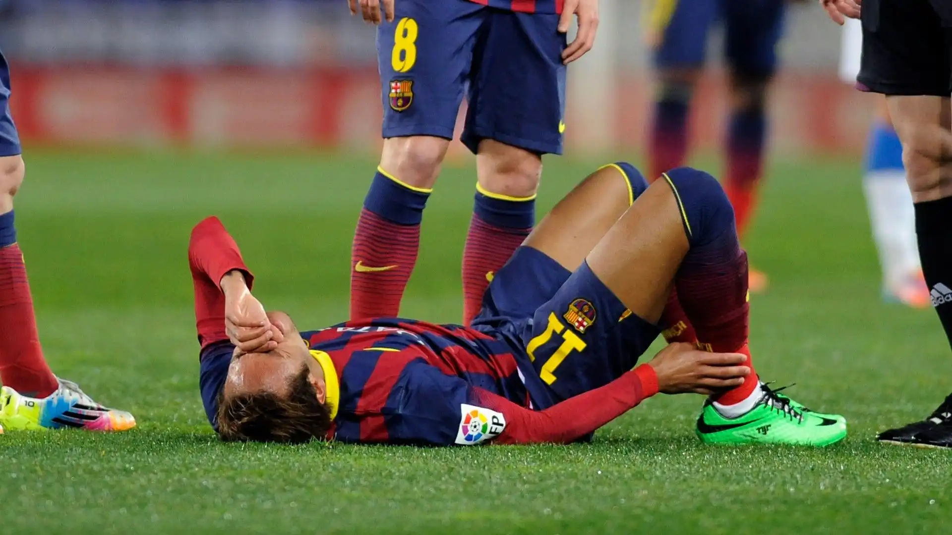 Aprile 2014: infortunio al piede, 4 partite saltate (Barcellona)