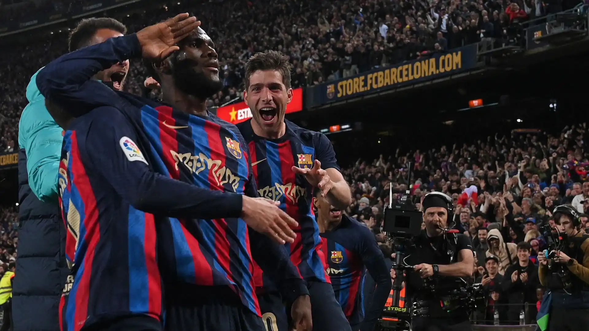 Kessié non ha sbagliato, facendo esplodere di gioia il Camp Nou