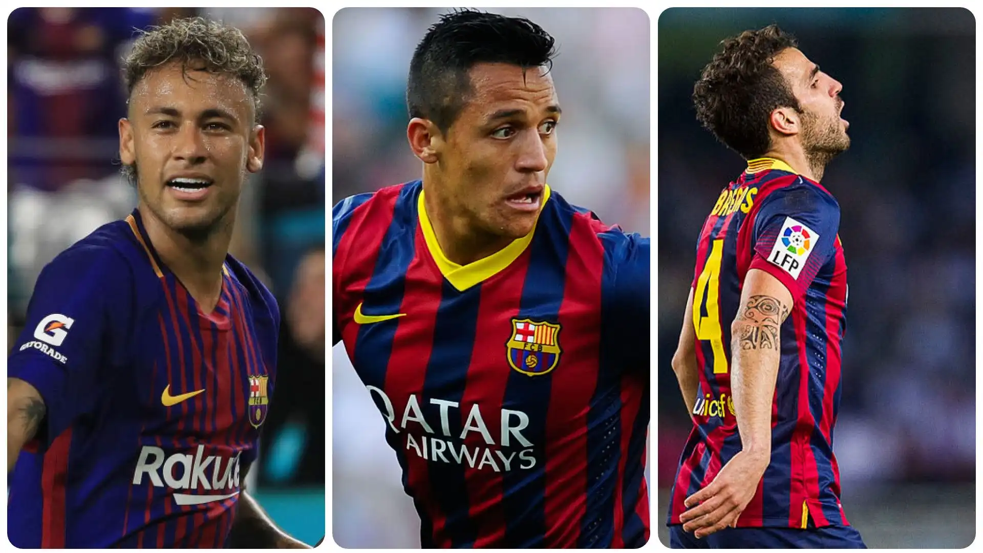 Le 10 cessioni record del Barcellona: classifica in foto. Fonte: Transfermarkt