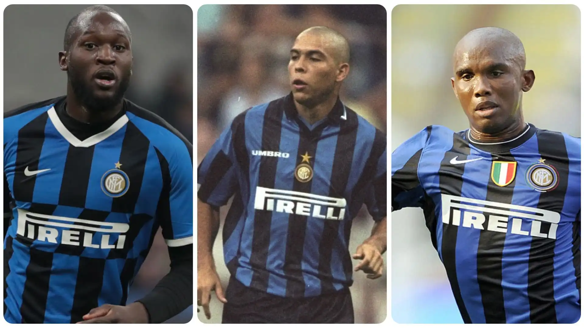 Le 10 cessioni record dell'Inter: classifica in foto. Fonte: Transfermarkt