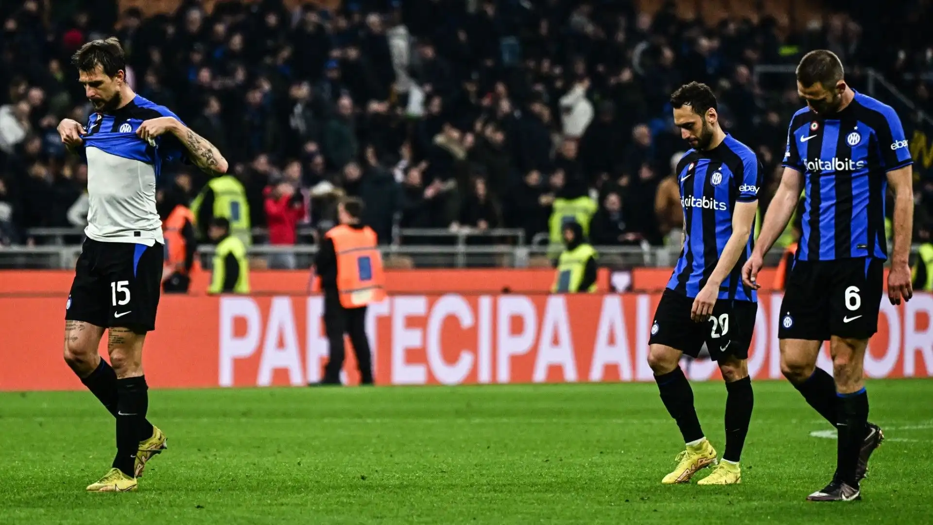 E' la sconfitta numero 9 nella stagione dell'Inter
