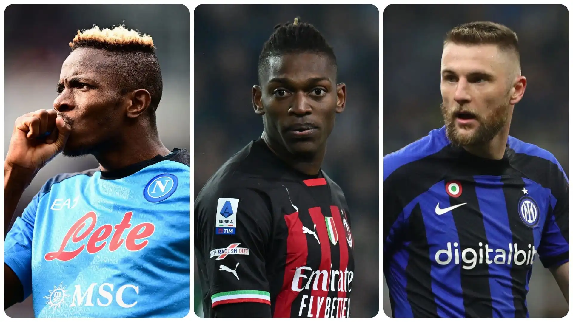 Quale è il calciatore più prezioso della Serie A? Top 10 in foto. Fonte: Transfermarkt