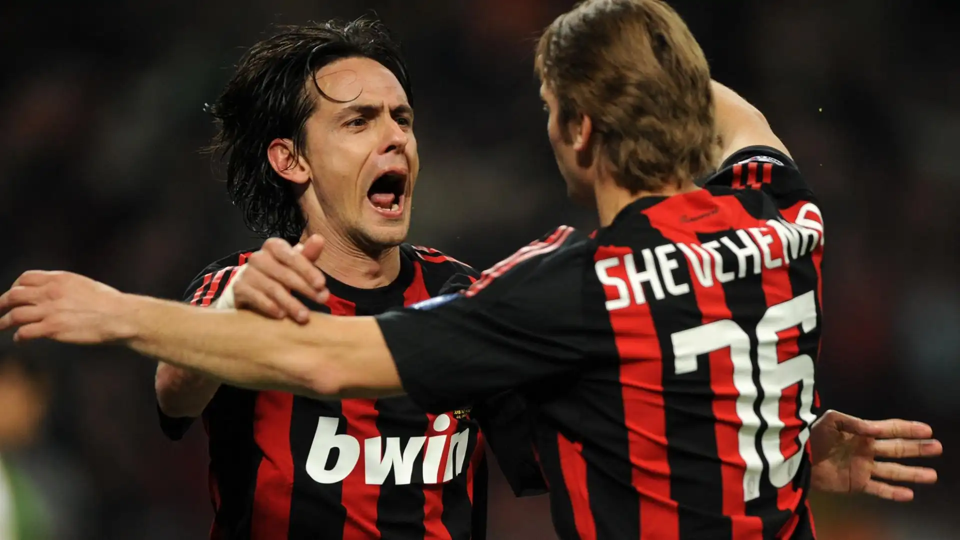 Andriy Shevchenko e Filippo Inzaghi (Milan 2001-2006): SuperPippo e Sheva conquistarono uno scudetto e la Champions League